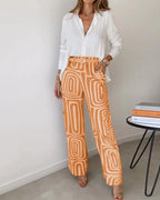 Women's 2 Piece Set Elegant Pants Matching Outfit