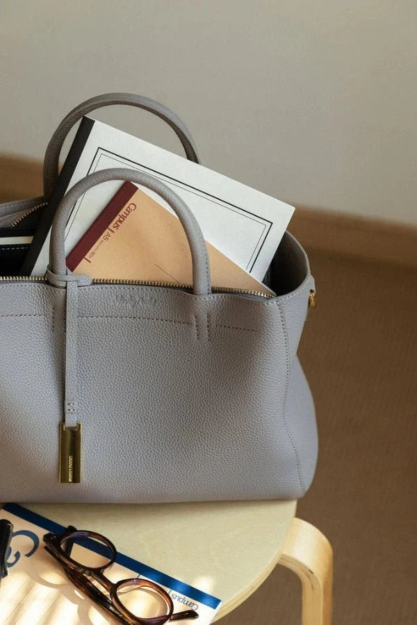Women’s Pebbled Vegan Leather Handbag Minimalist Luxury Design