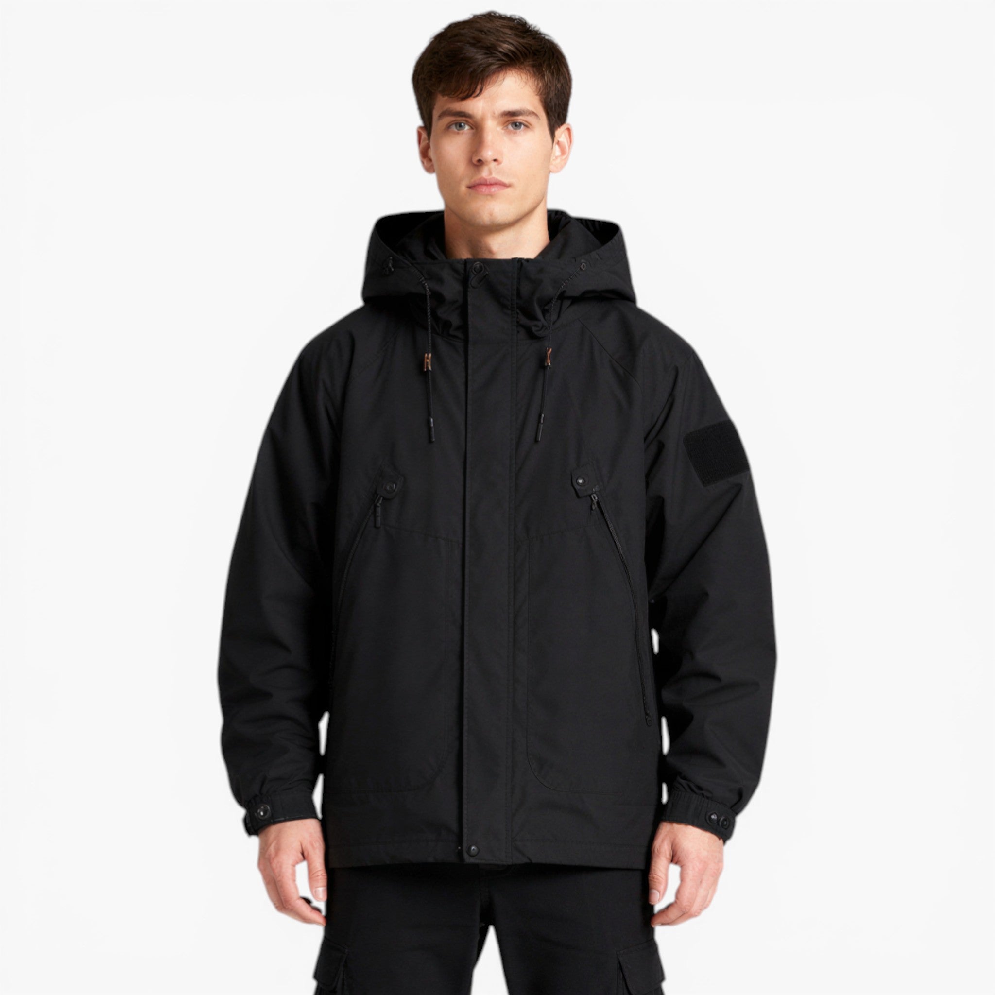 Men’s Softshell Windbreaker Waterproof Cargo Casual Fit