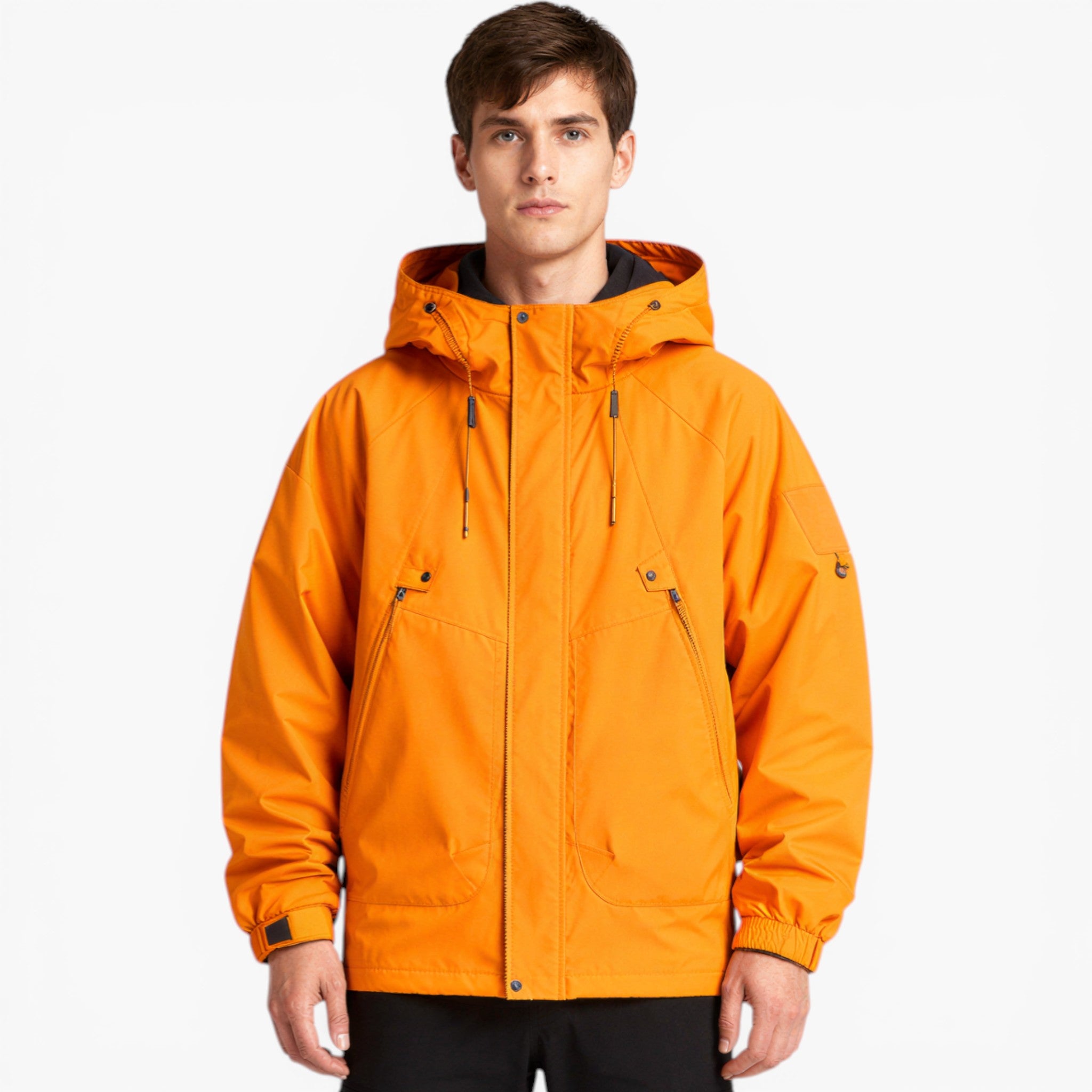 Men’s Softshell Windbreaker Waterproof Cargo Casual Fit