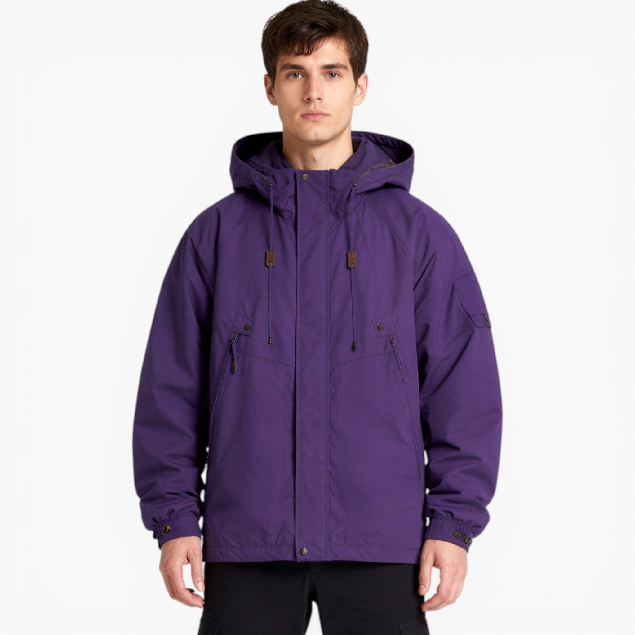 Men’s Softshell Windbreaker Waterproof Cargo Casual Fit
