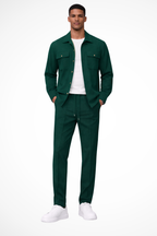 Men’s Two Piece Overshirt Set for Smart Casual Wear