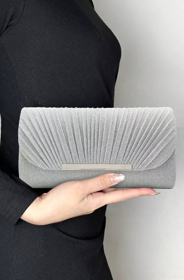 Women's Glitter Clutch Bag Elegant Evening Purse Satchel