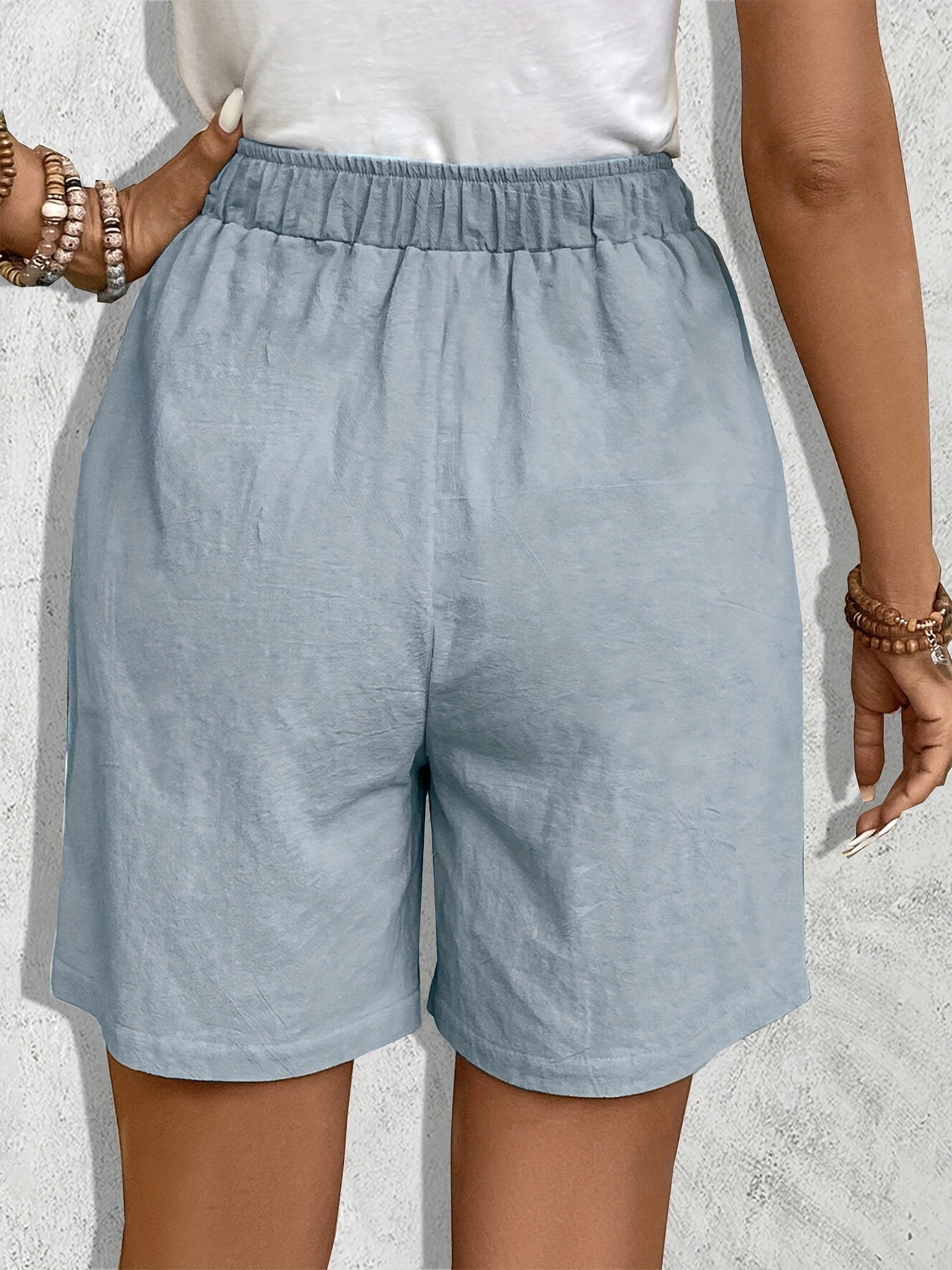 Women's Casual Shorts Lightweight Polyester Regular Fit
