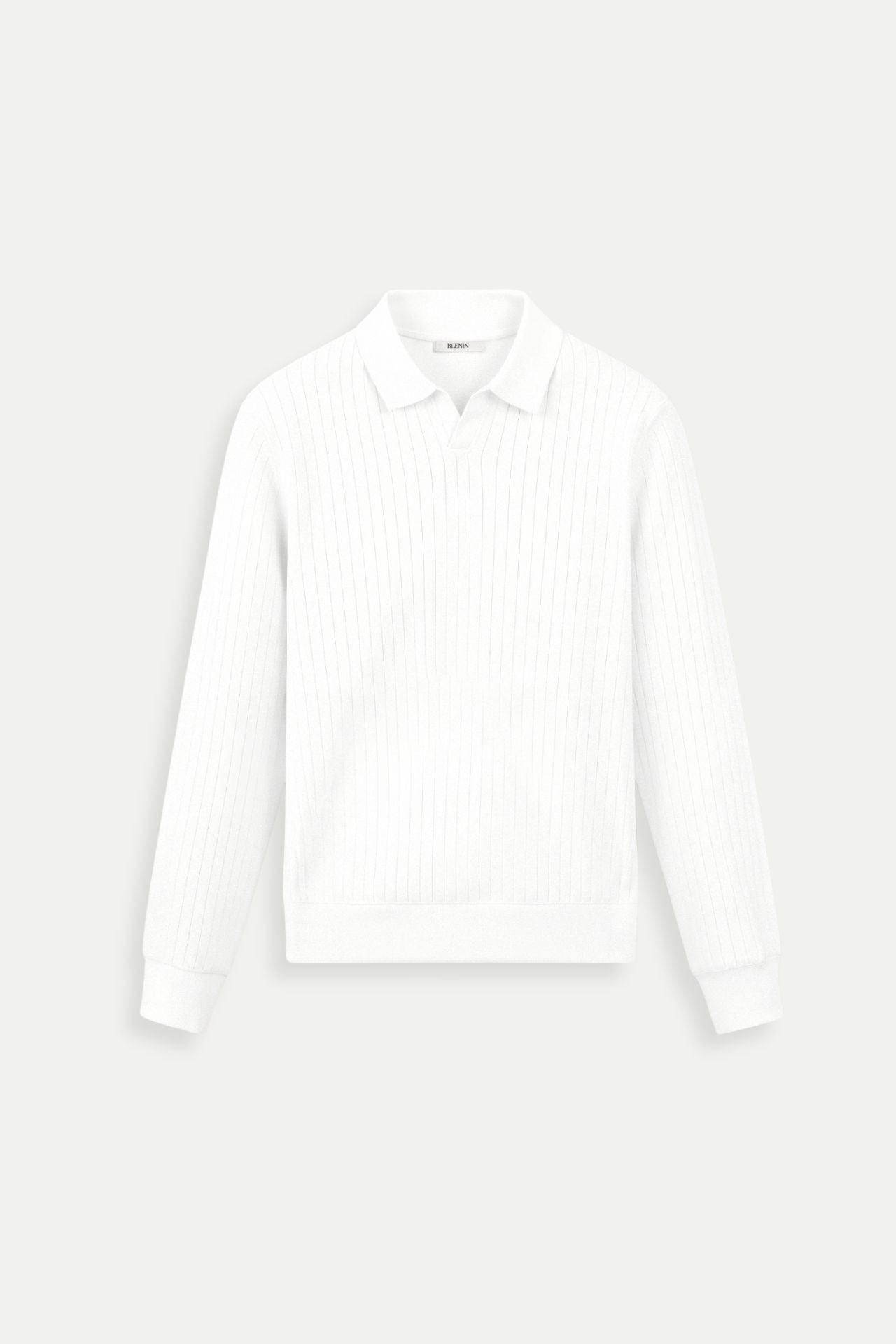 Men's Elegant Knitted Polo Shirt Comfortable Style Fit
