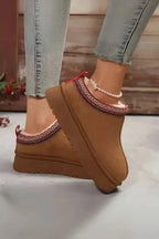Women's Faux Fur Slippers Soft Comfort Low Indoor Outdoor Shoes