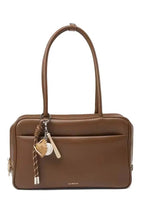 Women’s Vegan Leather Handbag Structured Shoulder Carry