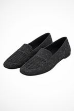Women's Breathable Knit Mesh Ballet Flats Slip On Shoes