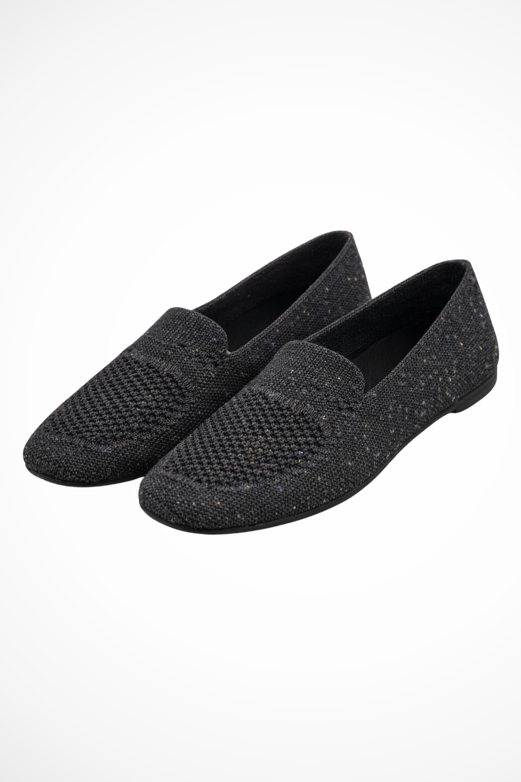 Women's Breathable Knit Mesh Ballet Flats Slip On Shoes