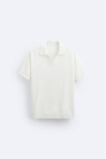 Men's Classic Knit Polo Shirt Comfortable Retro Style