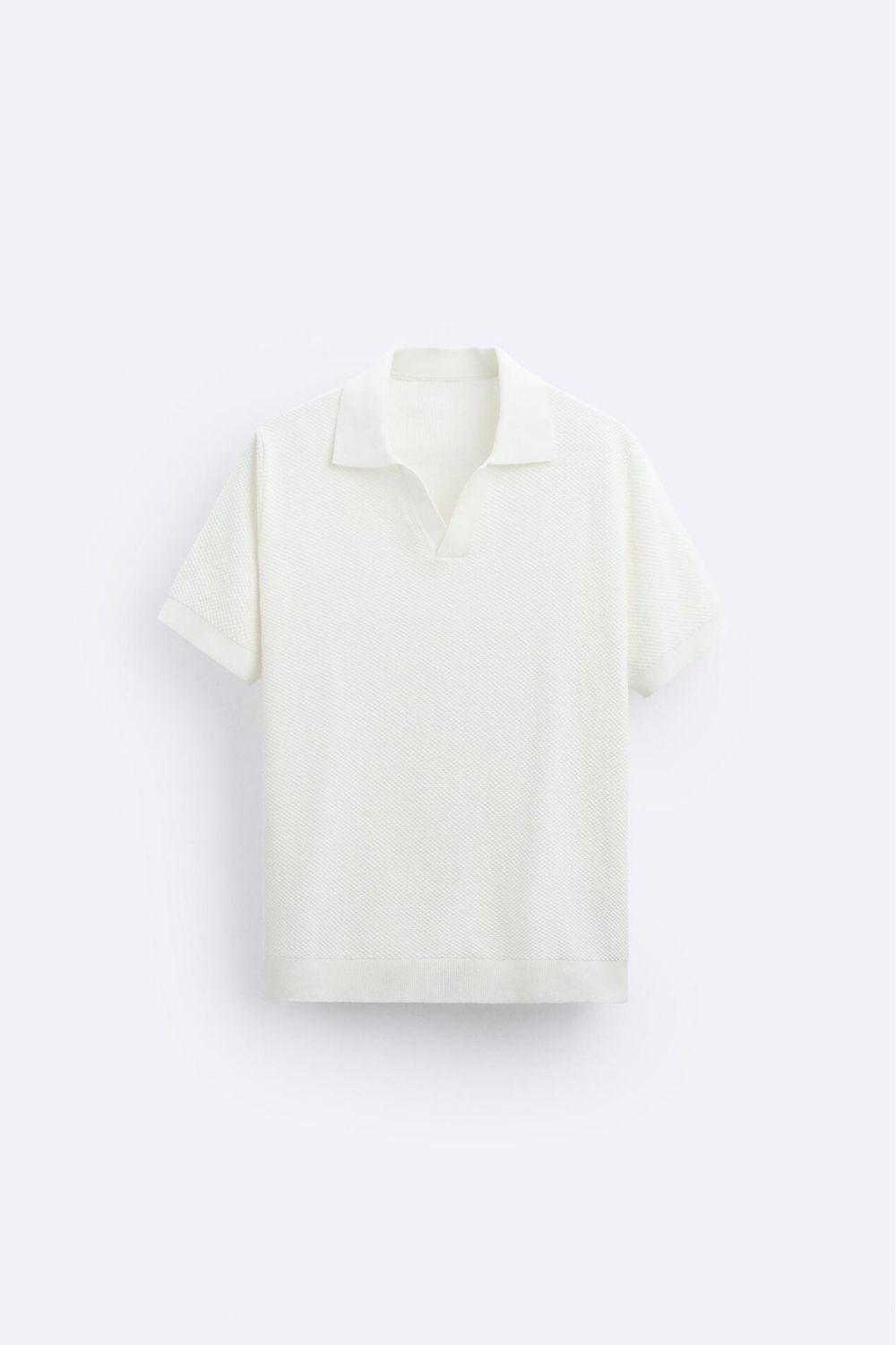 Men's Classic Knit Polo Shirt Comfortable Retro Style