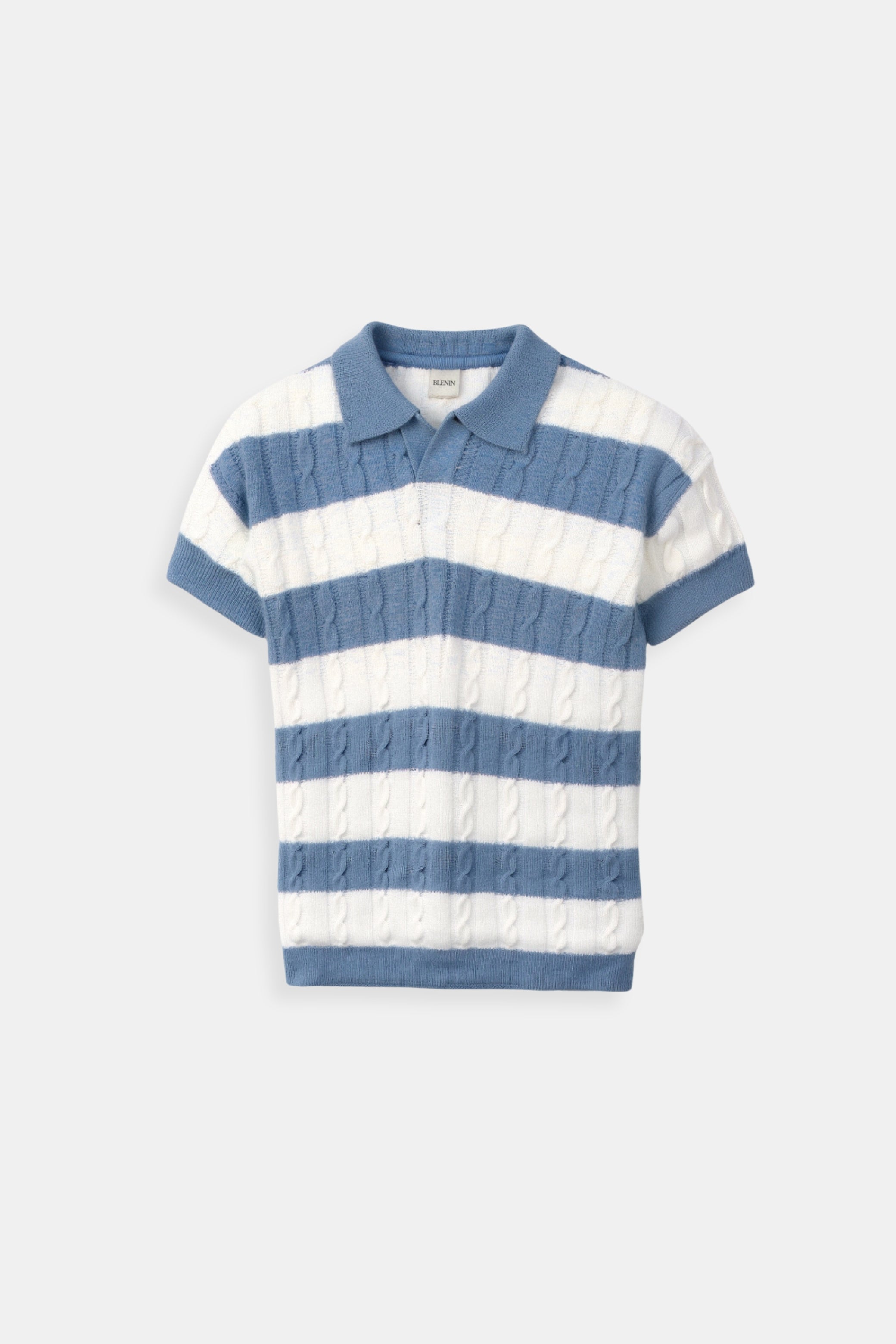Men's Short Sleeve Polo Shirt Striped Casual Elegant Design
