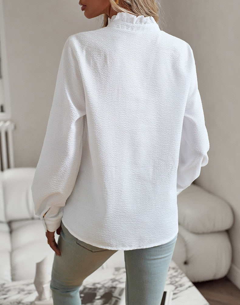 Women's Blouse Soft Breathable Elegant Everyday Fit