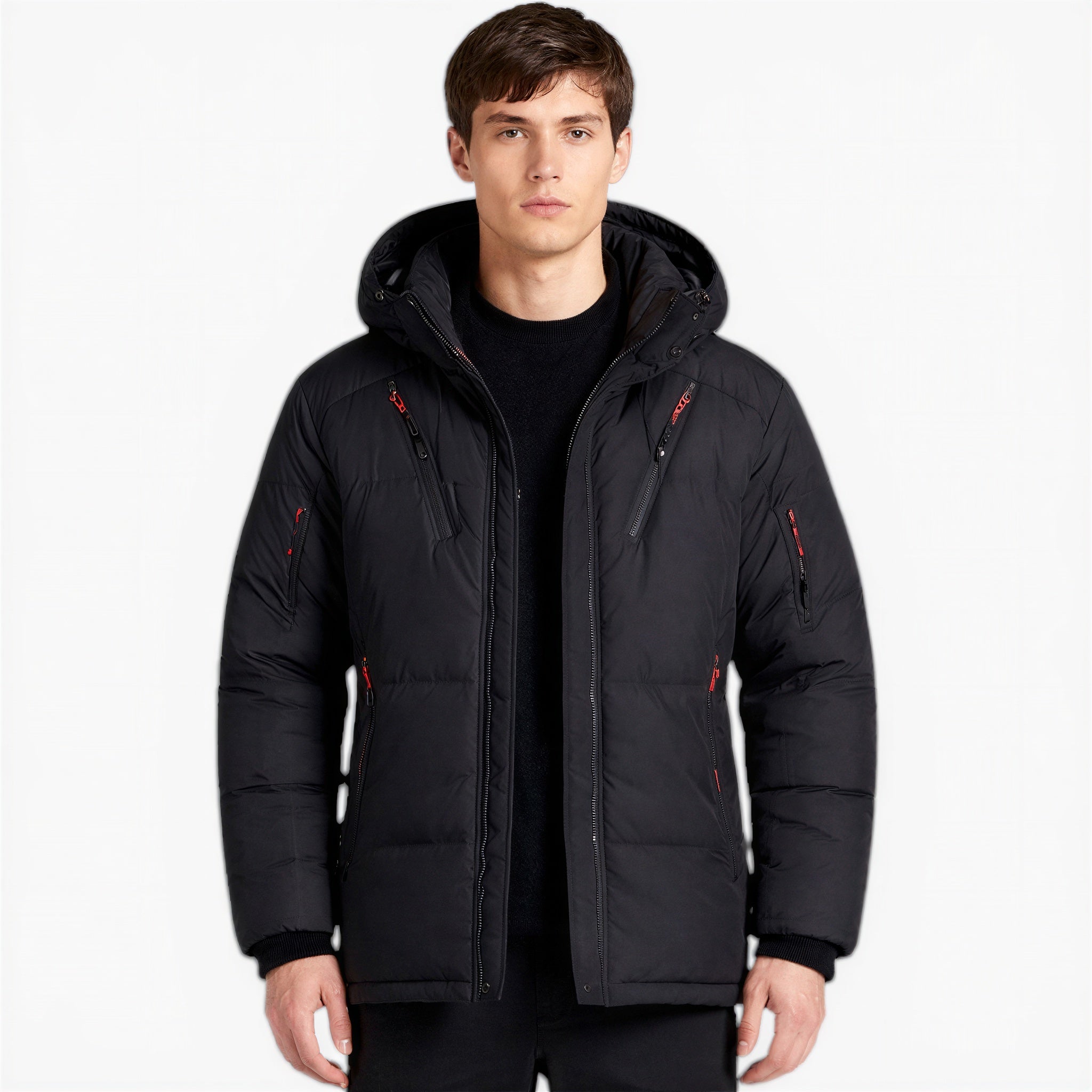 Winter Jacket Men’s Insulated Extreme Warmth Hooded Protection