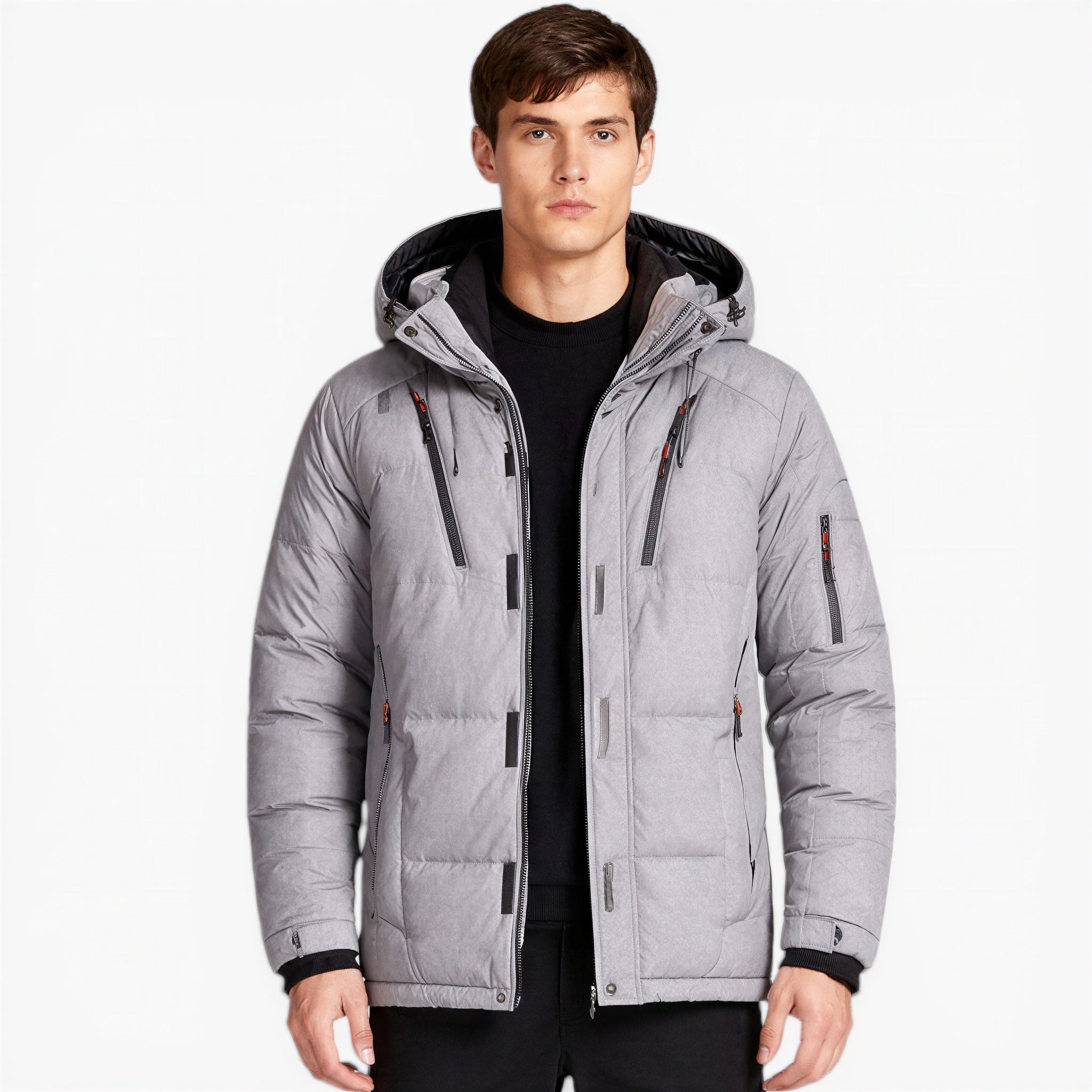 Winter Jacket Men’s Insulated Extreme Warmth Hooded Protection