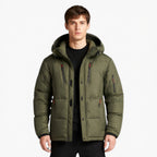 Winter Jacket Men’s Insulated Extreme Warmth Hooded Protection