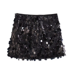 Women’s Sequin Mini Skirt High Waist Slim Fit