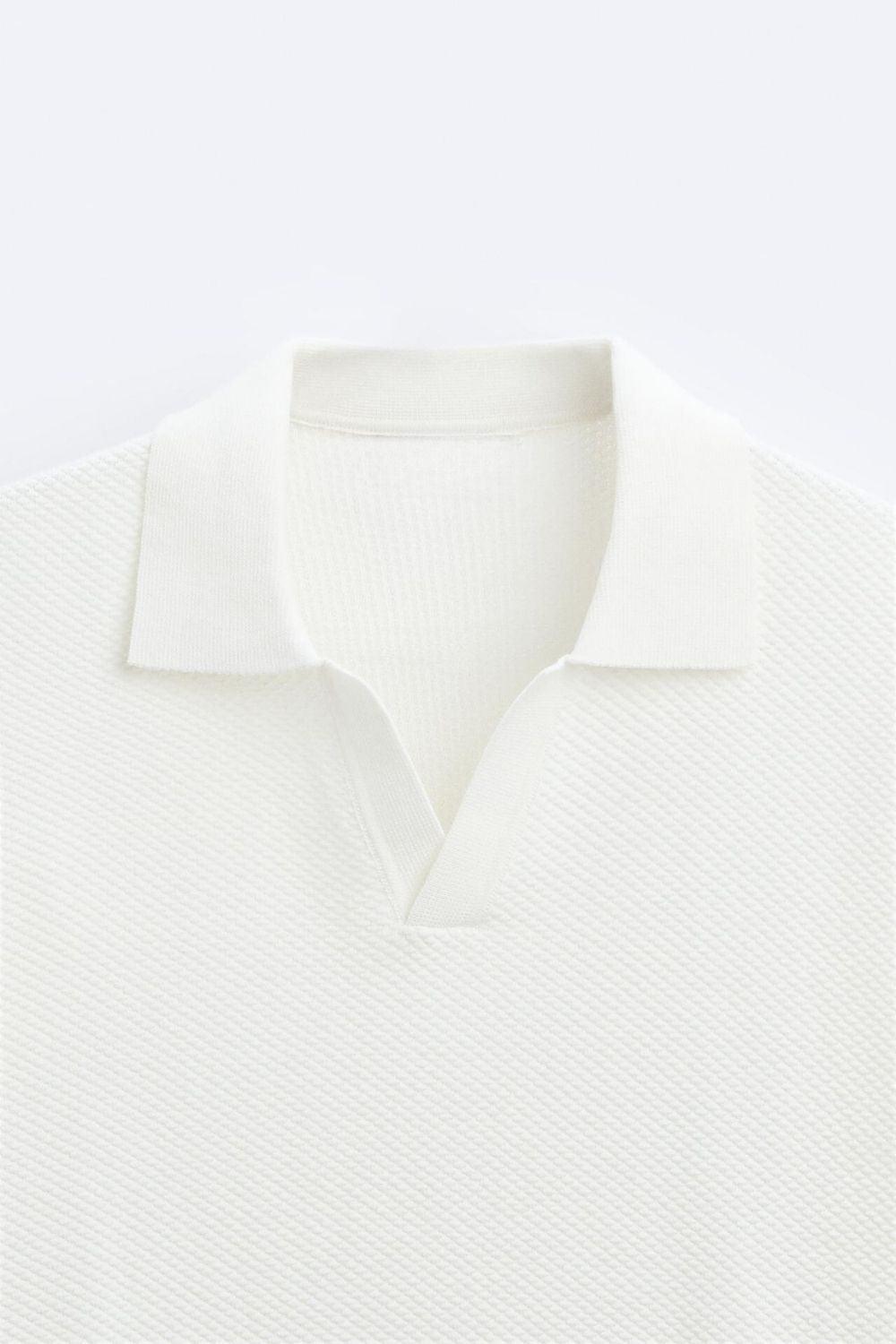 Men's Classic Knit Polo Shirt Comfortable Retro Style