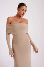 Women’s Luxury Glitter Dress Timeless Evening Elegance