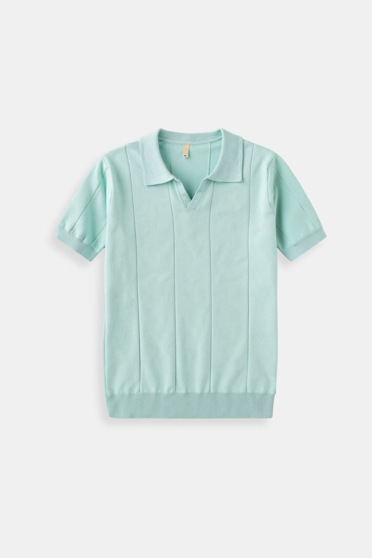 Men's Lightweight Knitted Polo Shirt Retro Design Classic Fit