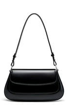 Women's Vegan Leather Handbag Vintage Compact Elegant Shoulder Bag