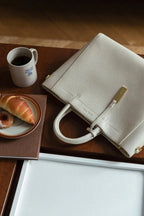 Women’s Pebbled Vegan Leather Handbag Minimalist Luxury Design