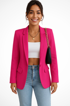 Women’s Tailored Blazer Single Button Classic Fit