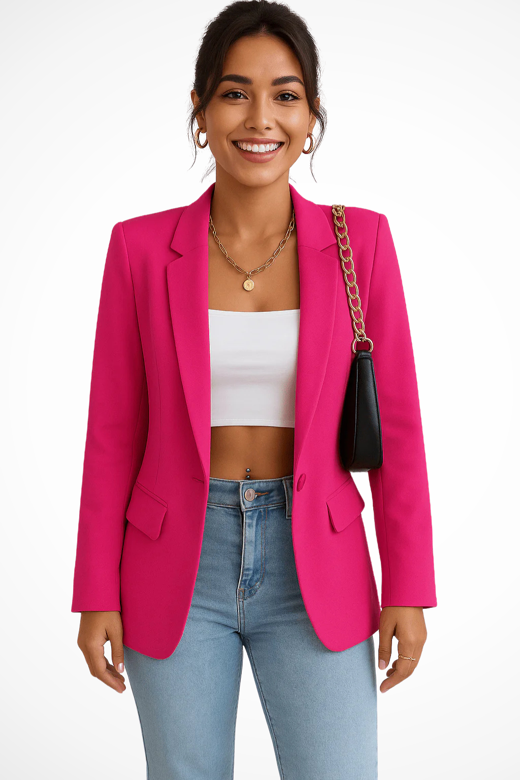 Women’s Tailored Blazer Single Button Classic Fit
