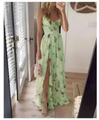 Women’s Sleeveless Floral Dress Elegant Comfortable Fit