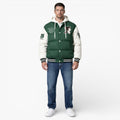 Men’s Old School Bomber Jacket Timeless Structured Hooded Fit
