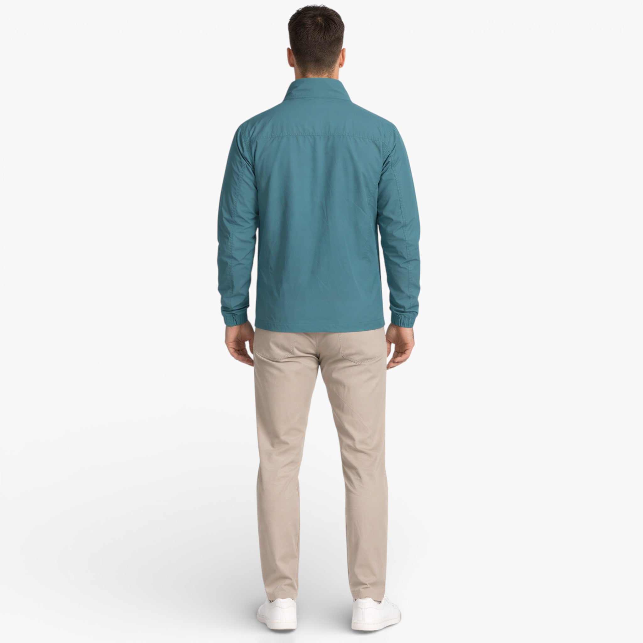 Men’s Zip Jacket Windproof Lightweight Outdoor Travel Wear