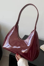 Women’s Premium Patent Tote Bag Timeless Structured Style