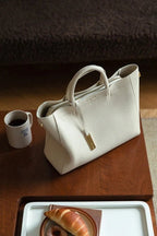 Women’s Pebbled Vegan Leather Handbag Minimalist Luxury Design