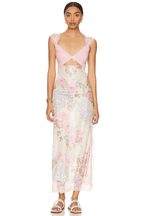 Women's Lace Floral Midi Dress Elegant Sheath Evening Fit