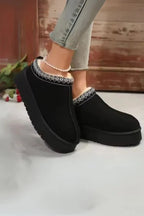 Women's Faux Fur Slippers Soft Comfort Low Indoor Outdoor Shoes