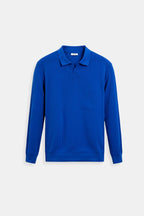 Men's Elegant Knitted Polo Shirt Comfortable Style Fit