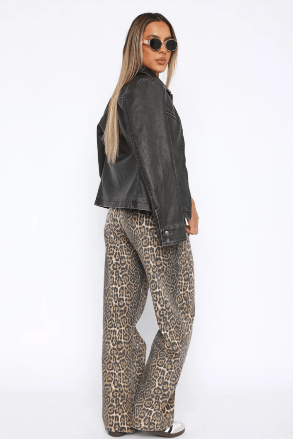Women's Wide Leg Jeans Low Rise Casual Denim Pants