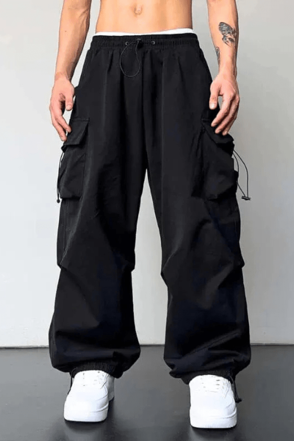 Men's Cargo Joggers Relaxed Fit Drawstring Utility Pants