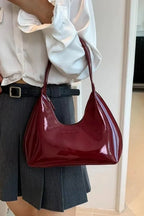 Women’s Premium Patent Tote Bag Timeless Structured Style
