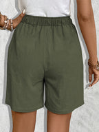 Women's Casual Shorts Lightweight Polyester Regular Fit