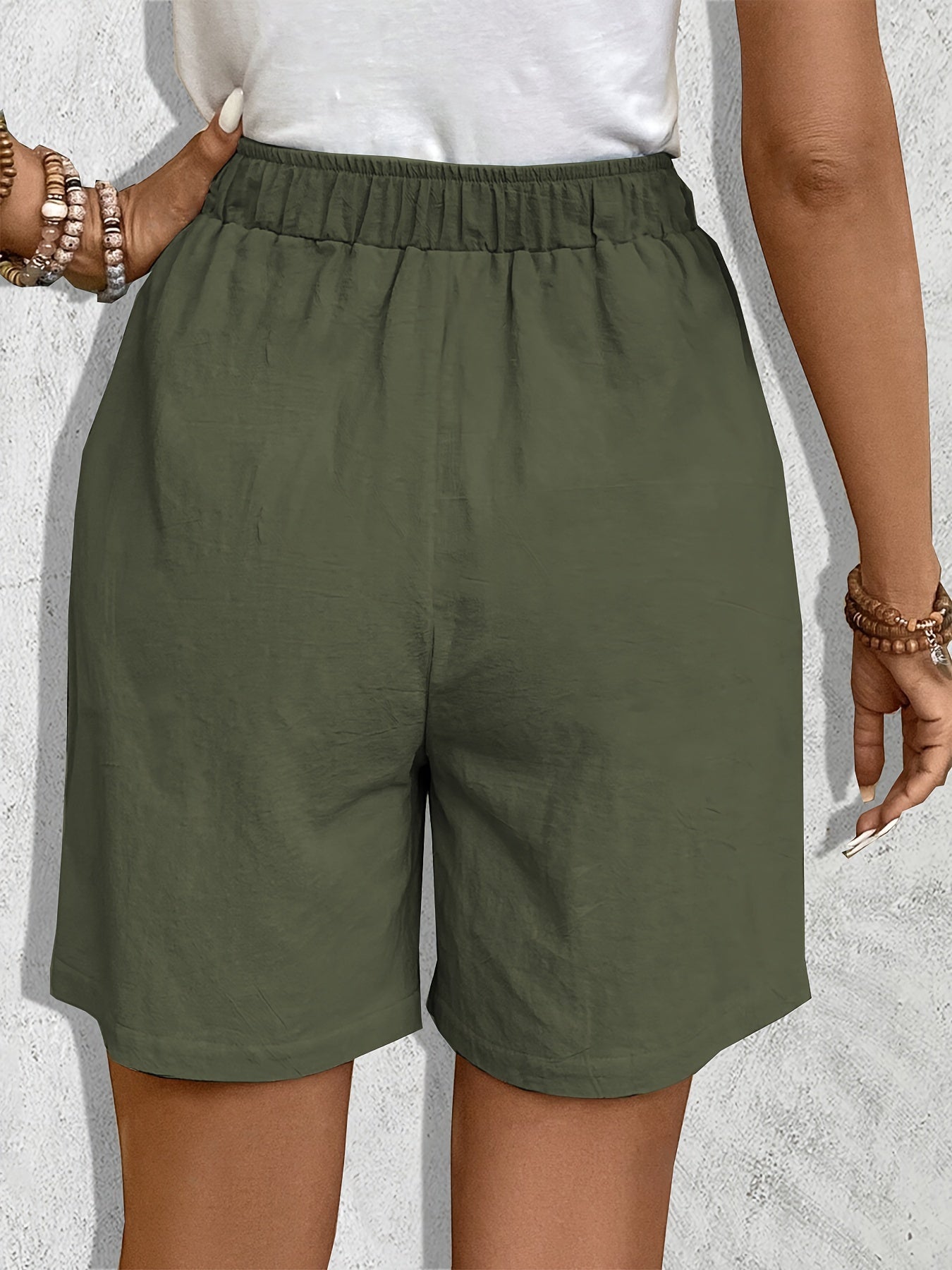 Women's Casual Shorts Lightweight Polyester Regular Fit