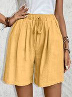 Women's Casual Shorts Lightweight Polyester Regular Fit