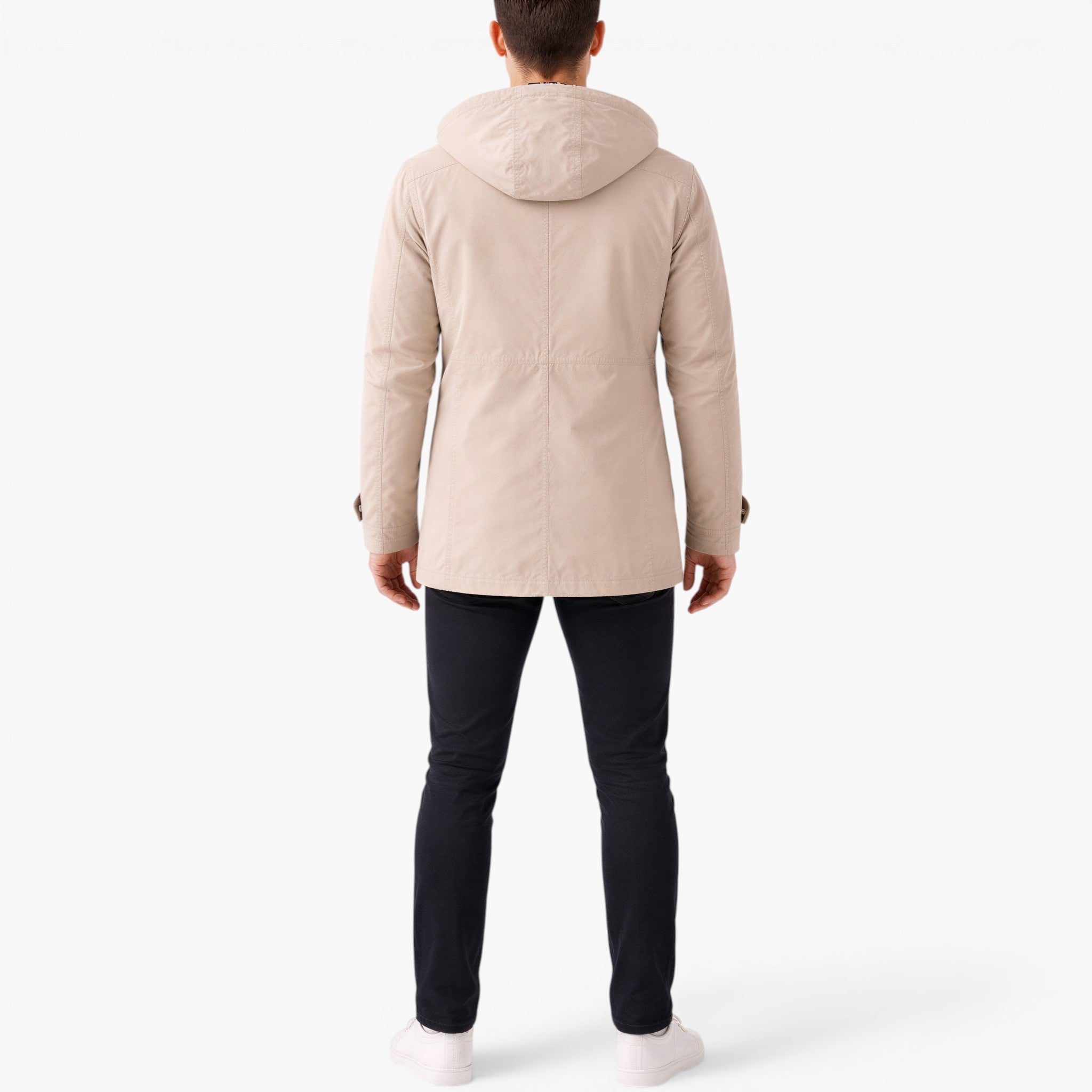 Men’s Hooded Jacket for Cold Weather Daily Wear