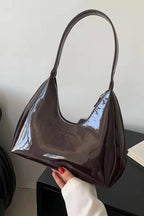 Women’s Premium Patent Tote Bag Timeless Structured Style