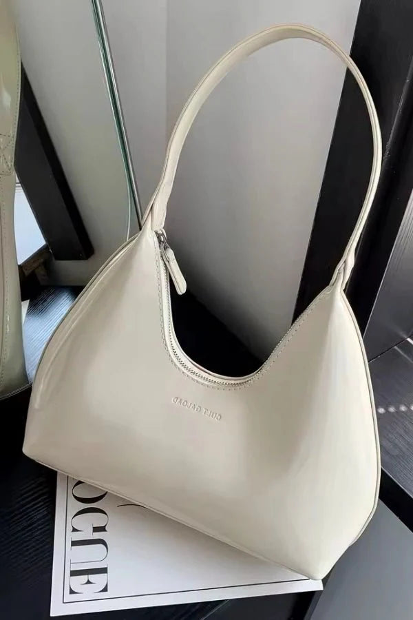 Women’s Premium Patent Tote Bag Timeless Structured Style
