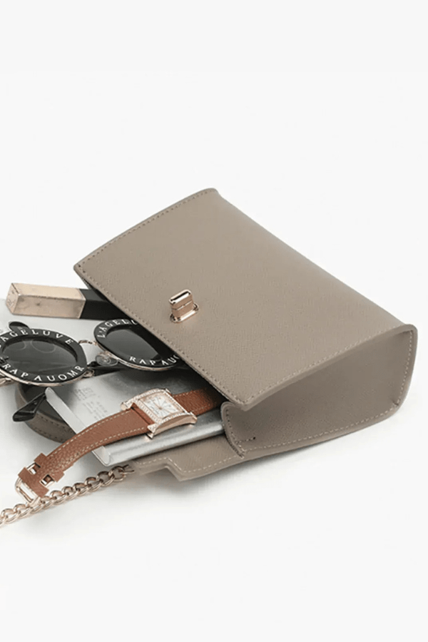 Women’s Vegan Leather Mini Bag Structured Crossbody Style