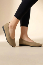 Women's Knit Slip On Ballet Flats Round Toe Comfortable Shoes