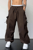 Men's Cargo Joggers Relaxed Fit Drawstring Utility Pants