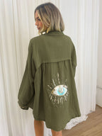 Women's Lightweight Bohemian Oversized Blouse Summer Top