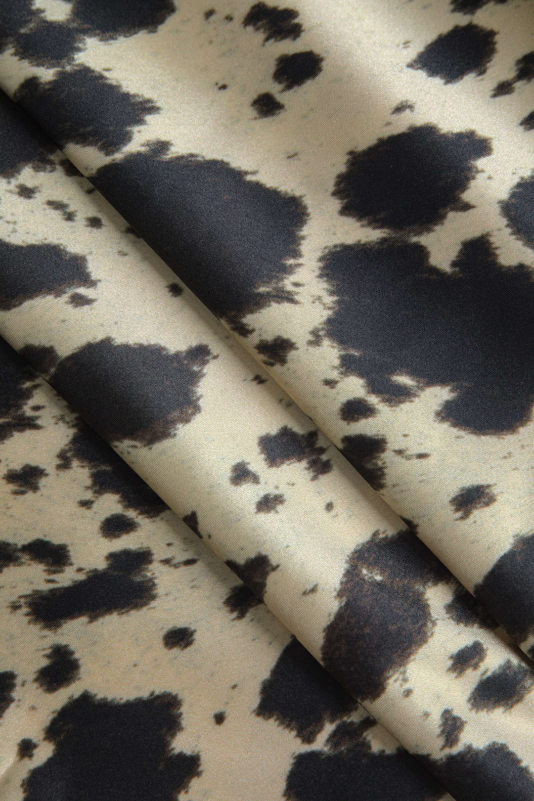 Women's Stretch Midi Skirt High Waist A-Line Animal Print